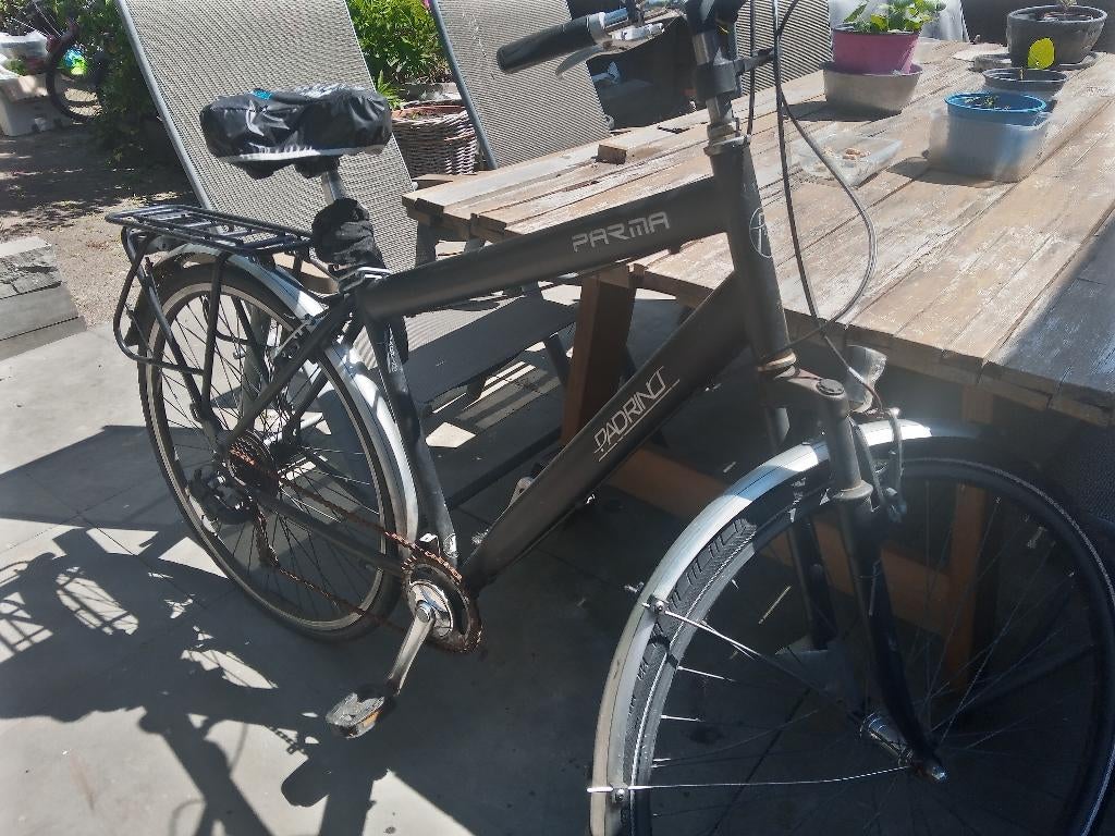 Heren Fiets Parma 🚴🚲😀, Gebruikt, Velgrem, Versnellingen, 53 tot 57 cm