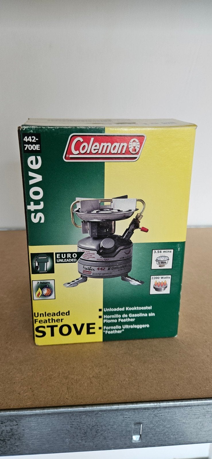 Coleman 442-700E Unleaded Feather Stove, Ophalen of Verzenden, Nieuw