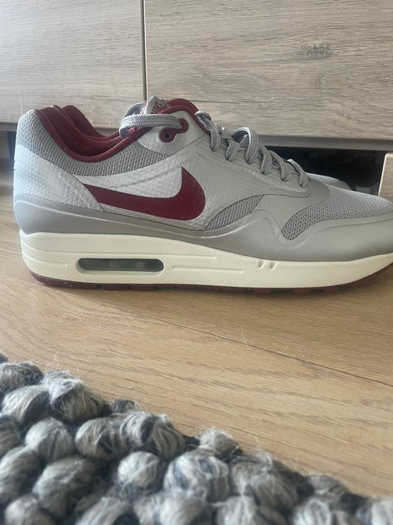 Nike Air Max 1 Hyperfuse "Night Track maat 45, Overige kleuren, Nieuw, Ophalen of Verzenden, Sneakers of Gympen