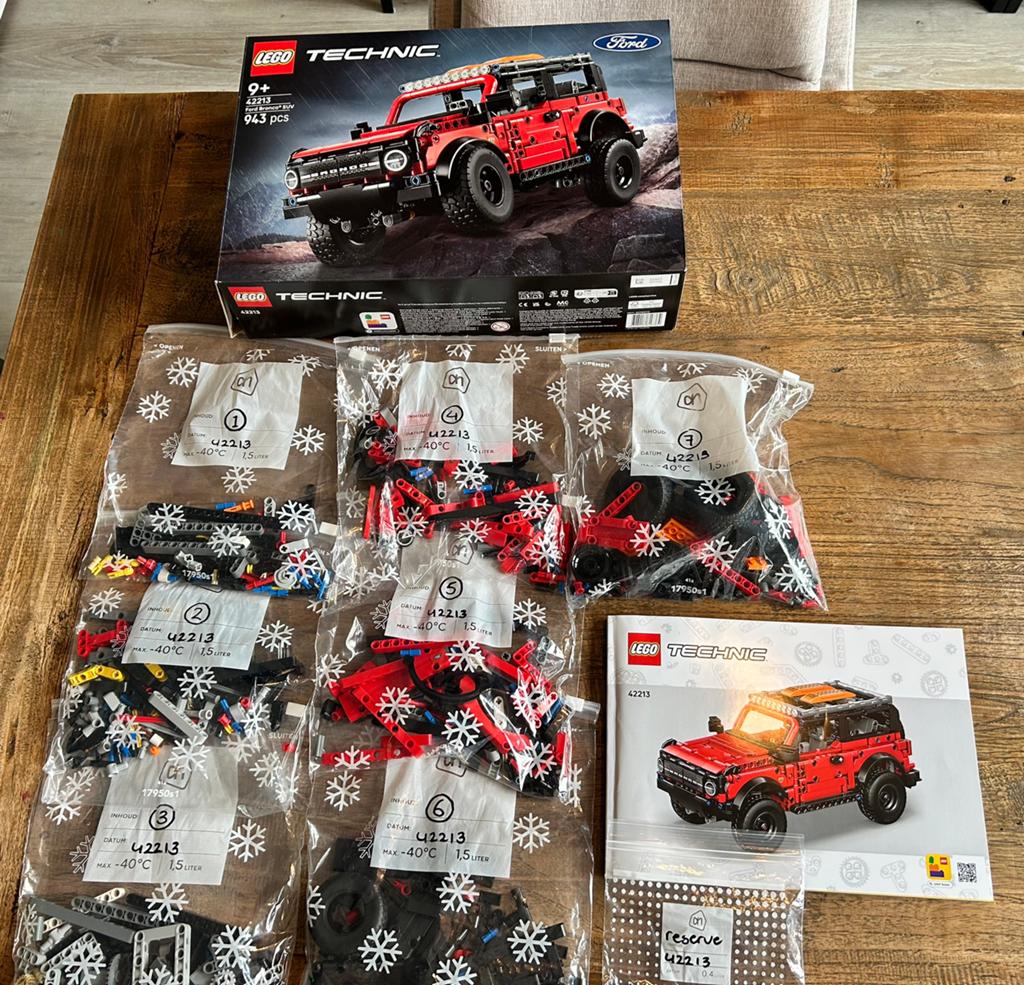 Lego Technic 42213 Ford Bronco, Lego, Compleet, Ophalen of Verzenden, Zo goed als nieuw