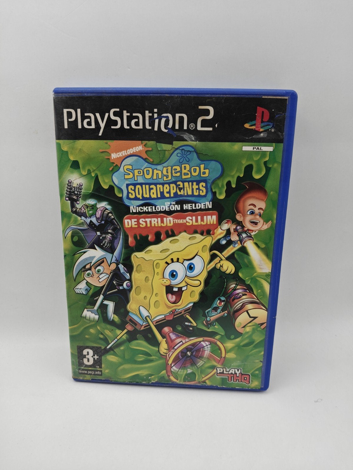 SpongeBob SquarePants: De Strijd Tegen Slijm PS2, Avontuur en Actie, Gebruikt, THQ, 1 speler