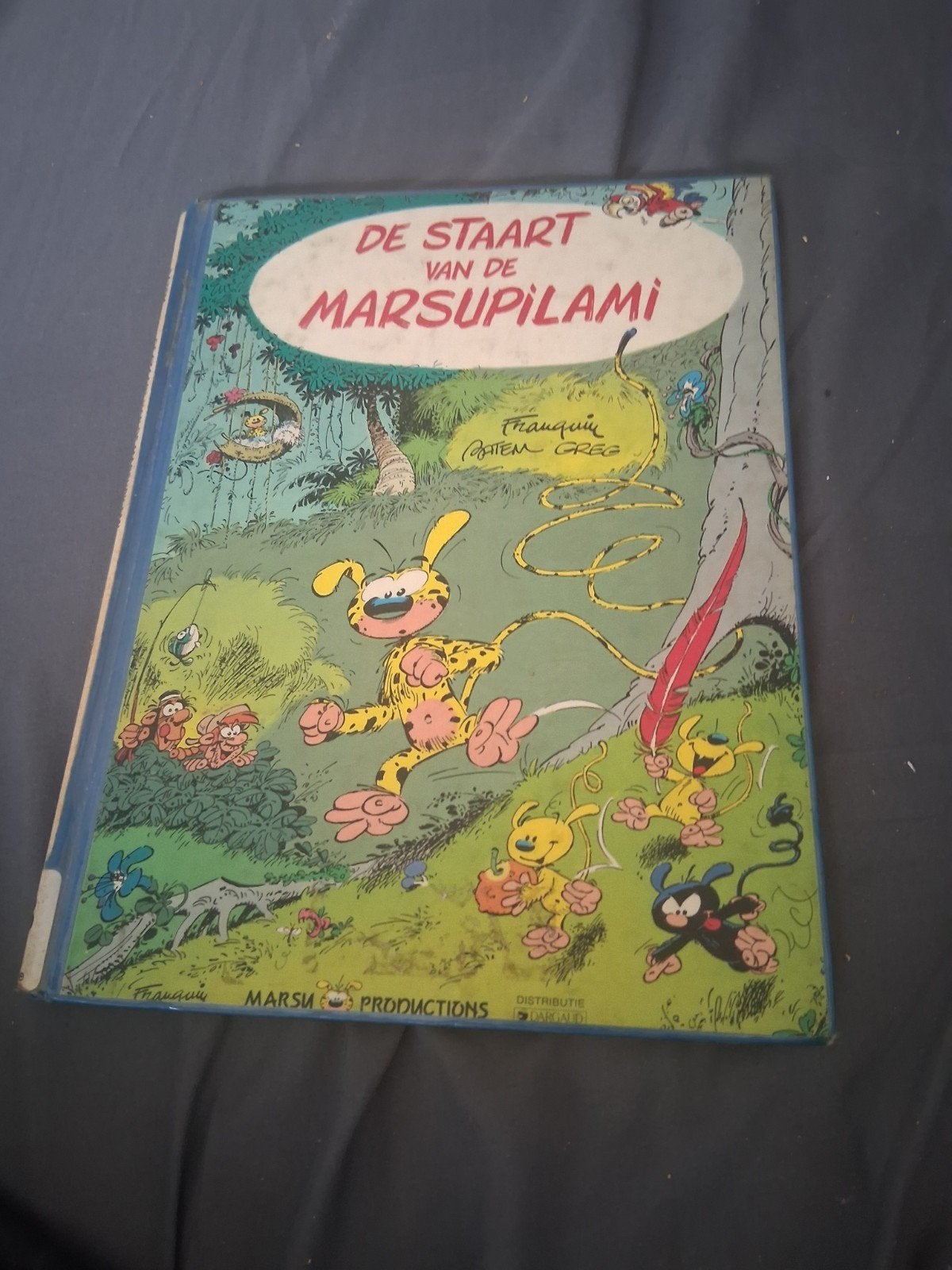De Staart van de Marsupilami - Franquin & Greg, Eén stripboek, Ophalen of Verzenden, Gelezen, Franquin, Greg