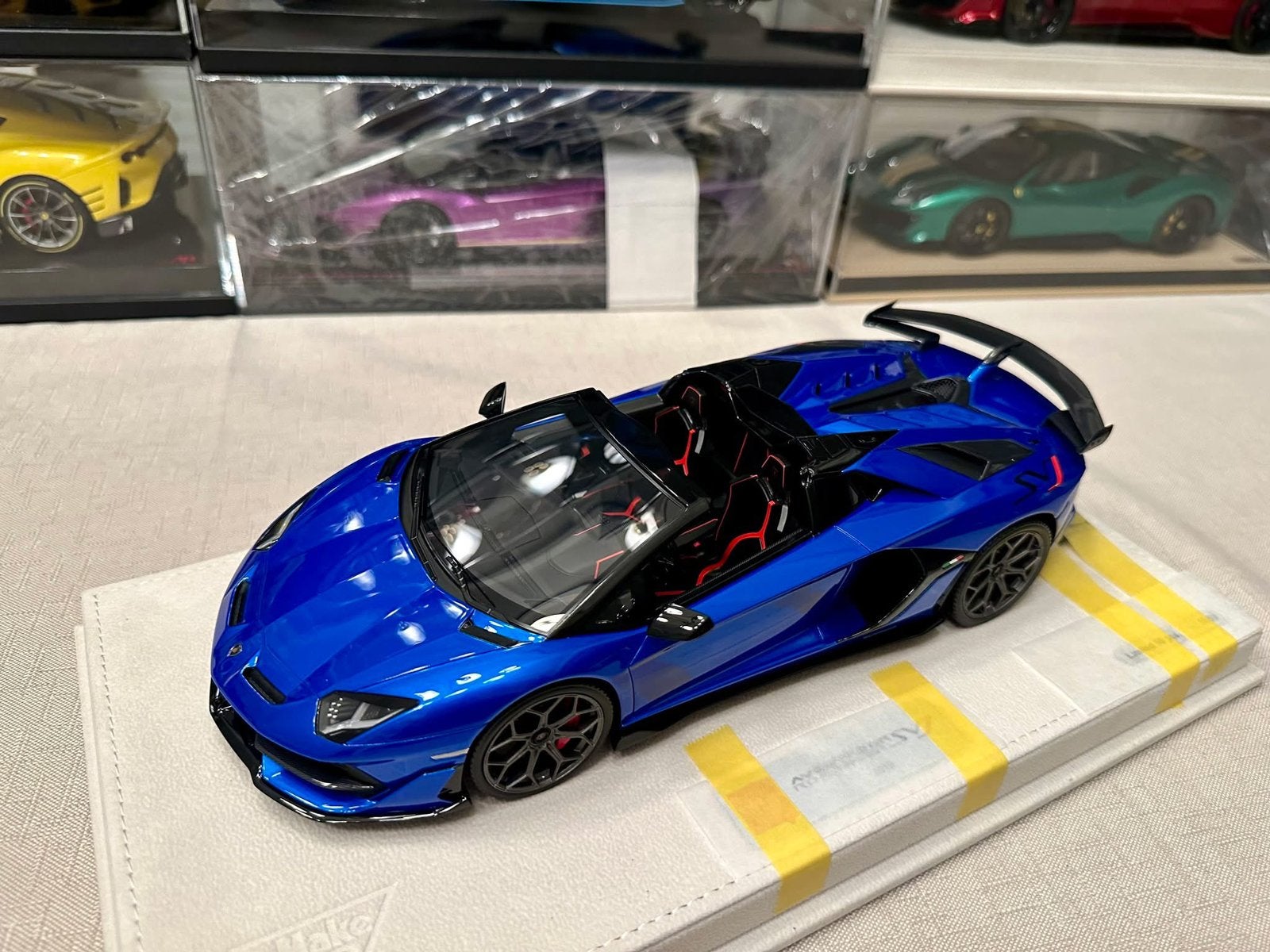 Make Up Lamborghini Aventador SVJ Roadster (Blue Nethans), Hobby en Vrije tijd, Ophalen of Verzenden, Zo goed als nieuw, Overige merken