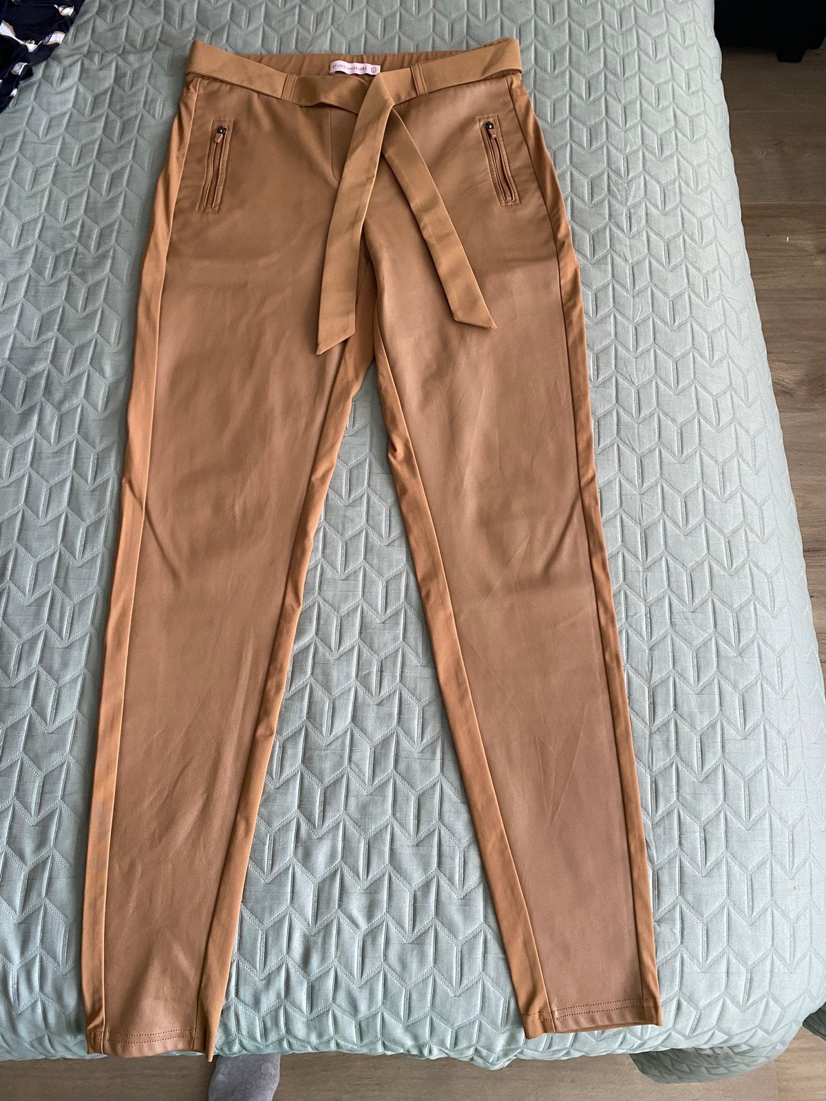 Zgan studio Anneloes broek L, Bruin, Maat 42/44 (L), Ophalen of Verzenden, Zo goed als nieuw
