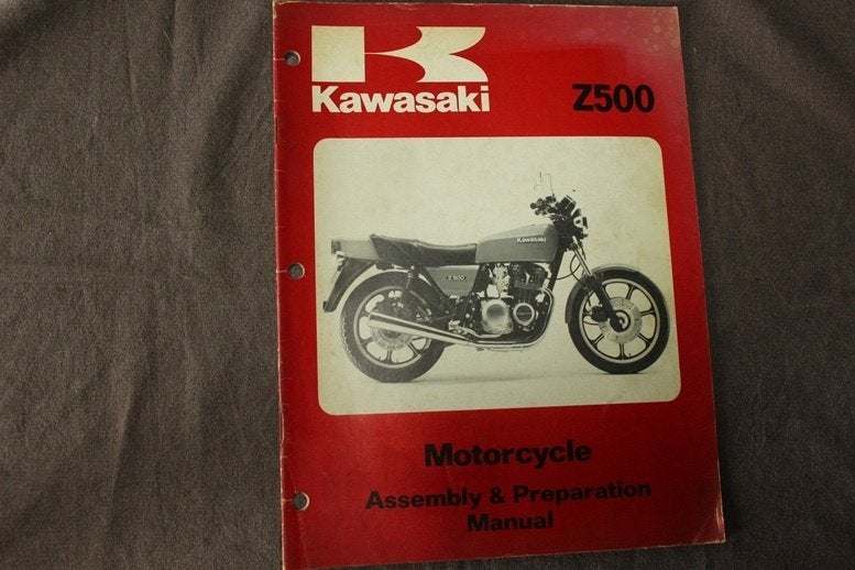 Kawasaki Z500 1979 assembly preparation manual, Motoren, Ophalen of Verzenden, Kawasaki