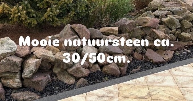 Mooie natuursteen ca. 30/50cm, Ophalen, Overige materialen, Gebruikt, Kei