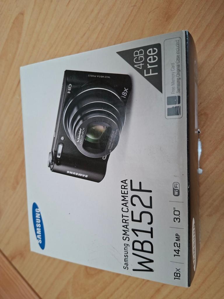 Samsung Smart Camera WB152F met Wifi en originele doos, Compact, Ophalen of Verzenden, Zo goed als nieuw, Samsung