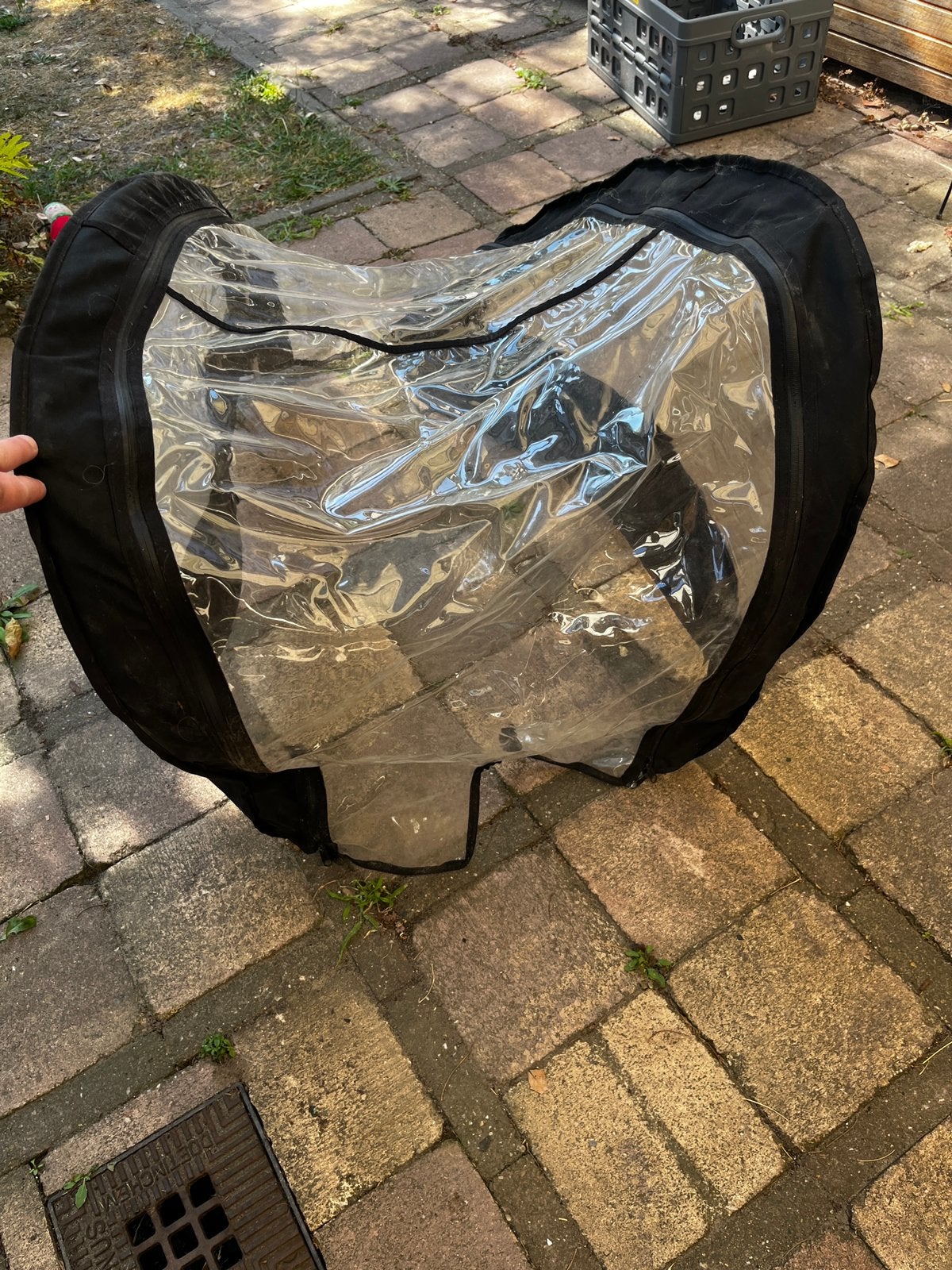 Gazelle cabby regentent met stokken, Ophalen, Zo goed als nieuw, Gazelle