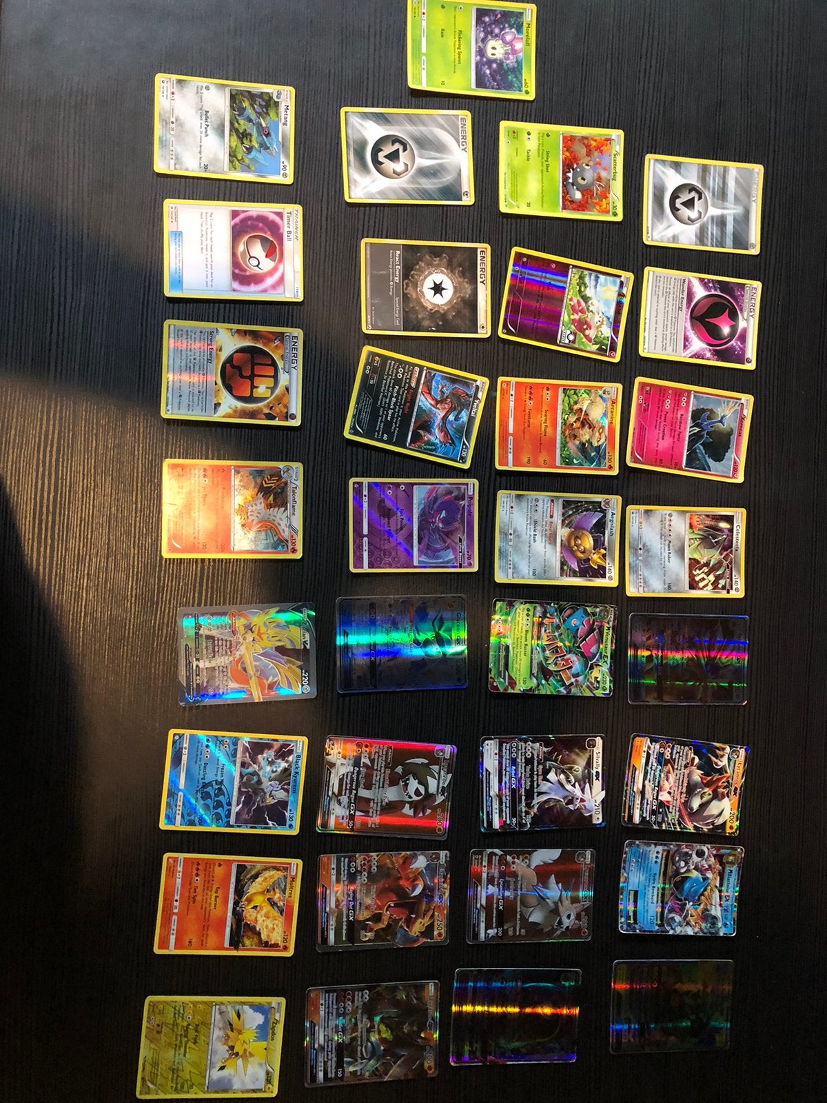 33 pokémon kaarten EX GX V holo promo Charizard set, Ophalen of Verzenden, Gebruikt, Meerdere kaarten