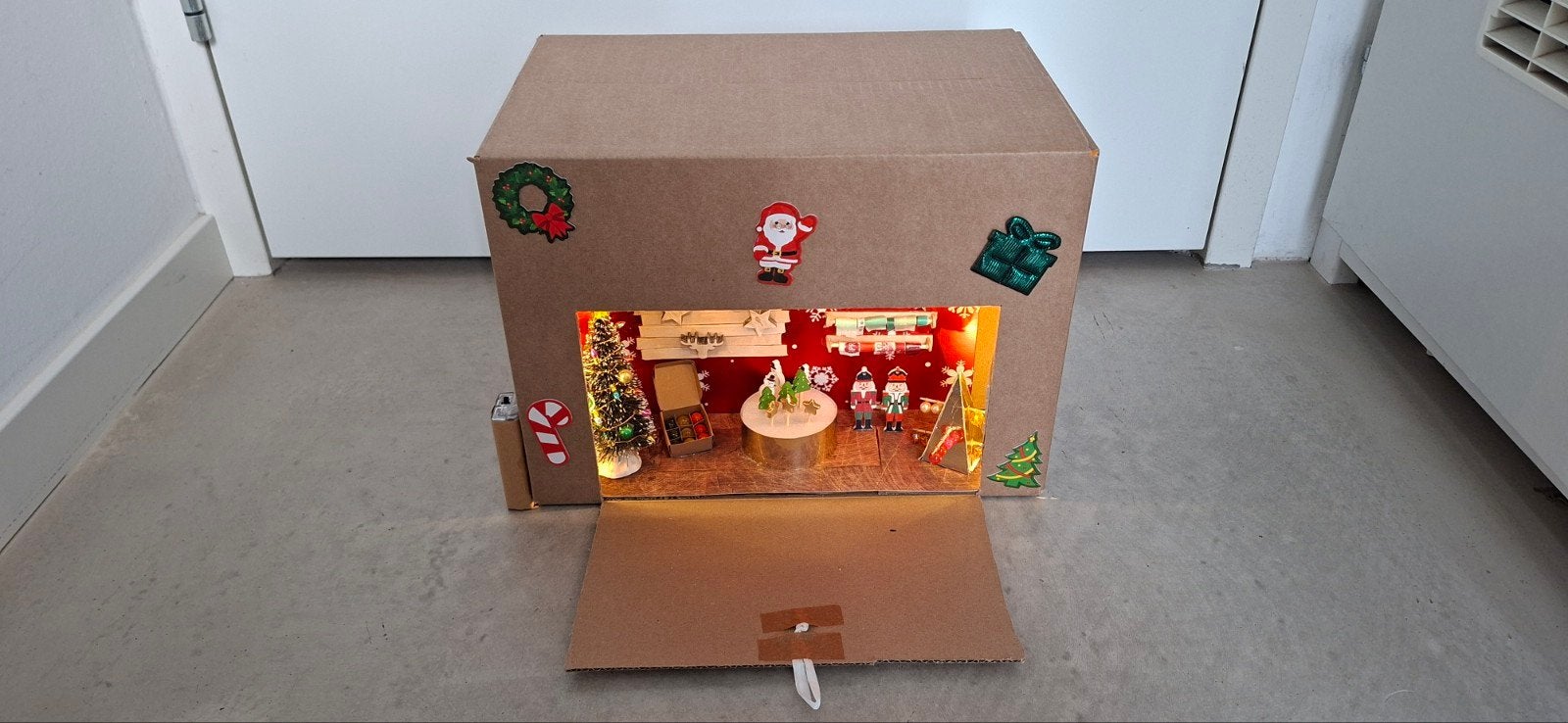 sinterklaas surprise kerstwinkel met licht, Ophalen of Verzenden, Nieuw