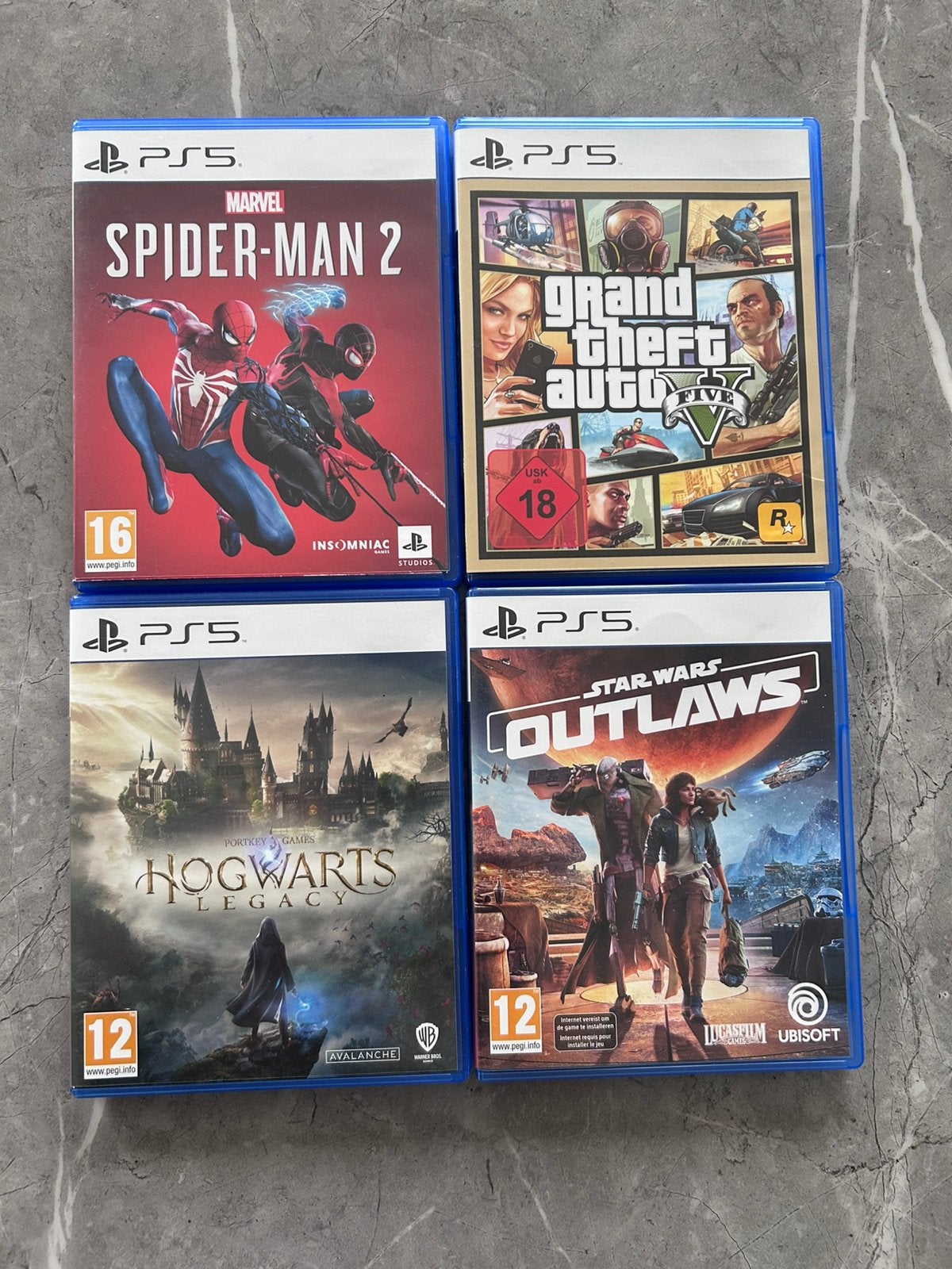4x PS5 games, 1 speler, Ophalen of Verzenden, Zo goed als nieuw, Vanaf 3 jaar