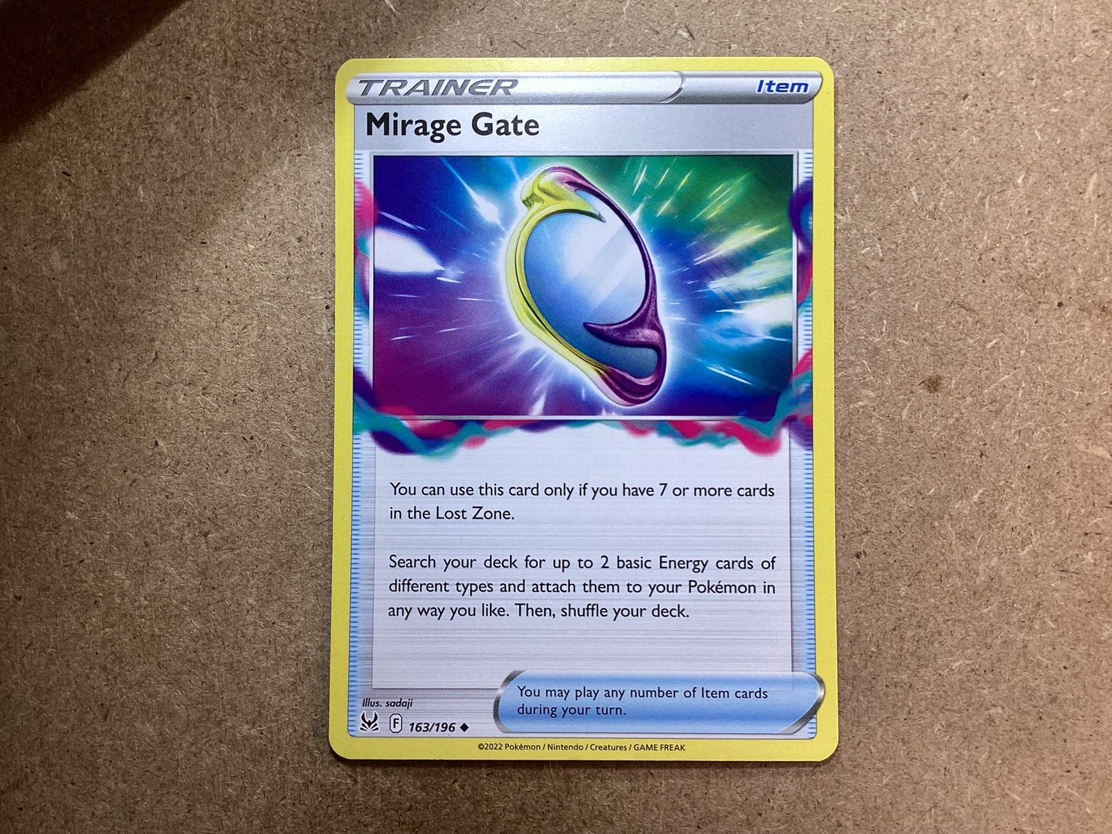 1x Mirage Gate [LOR 163/196] (Near Mint), Ophalen of Verzenden, Zo goed als nieuw, Losse kaart