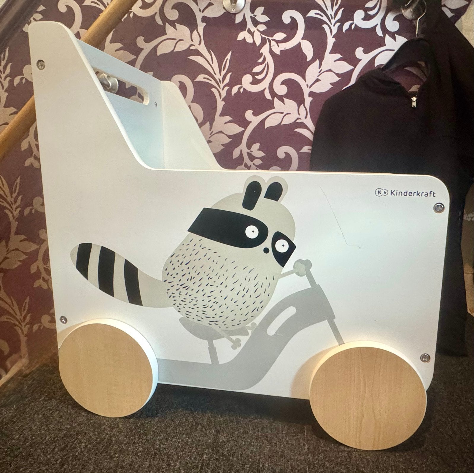 KINDERKRAFT Racoon Toybox - speelgoedkist, Ophalen, Zo goed als nieuw
