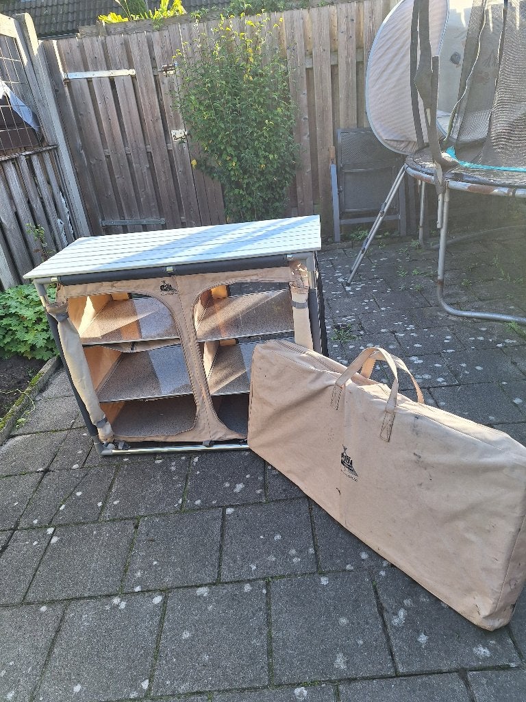 Camping kast, Ophalen, Gebruikt