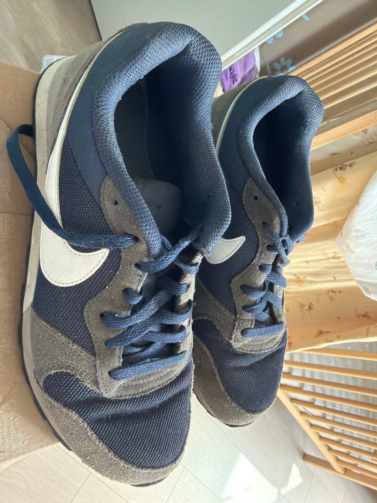Nike sneakers maat 42 - Blauw/Grijs, Ophalen of Verzenden, Gedragen, Blauw