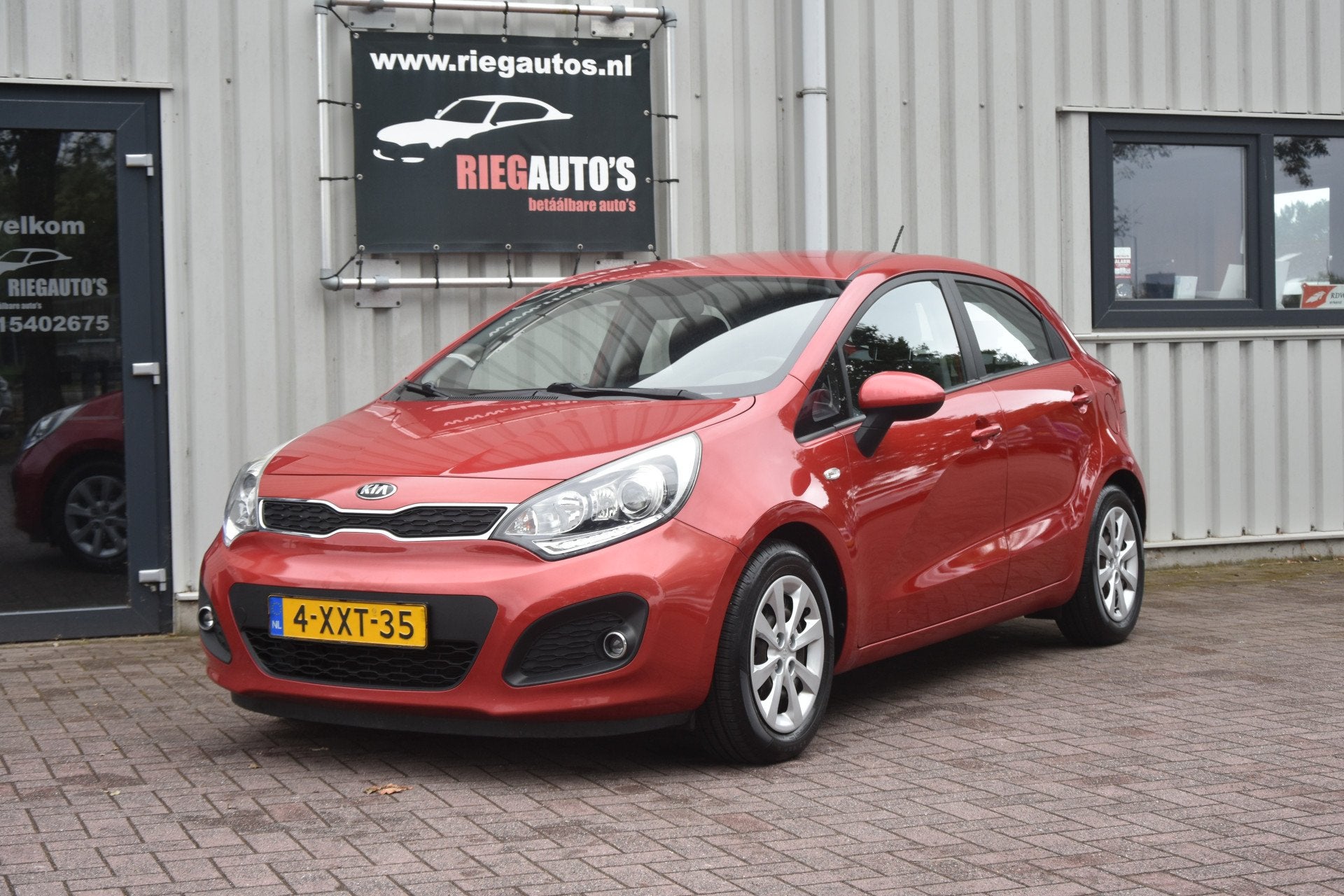 Kia Rio 1.2 CVVT BusinessLine. Afneembare trekhaak, Airco, C, 4 cilinders, Bedrijf, Handgeschakeld, Rio