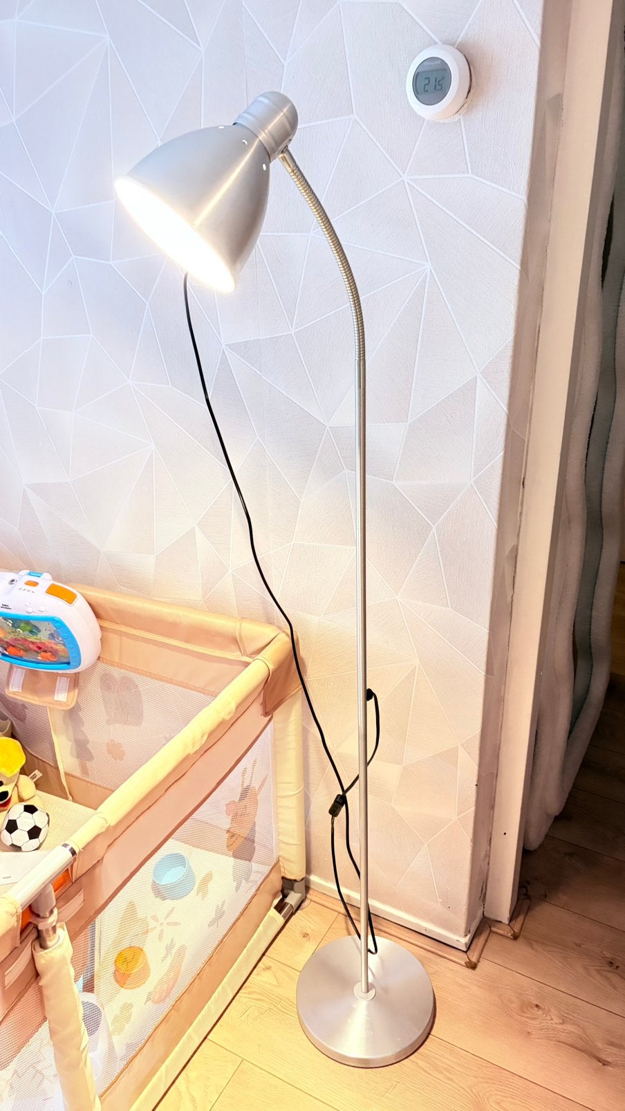 Vloerlamp - Staande/leeslamp - Lersta Ikea, Ophalen, Nieuw, Metaal, 150 tot 200 cm