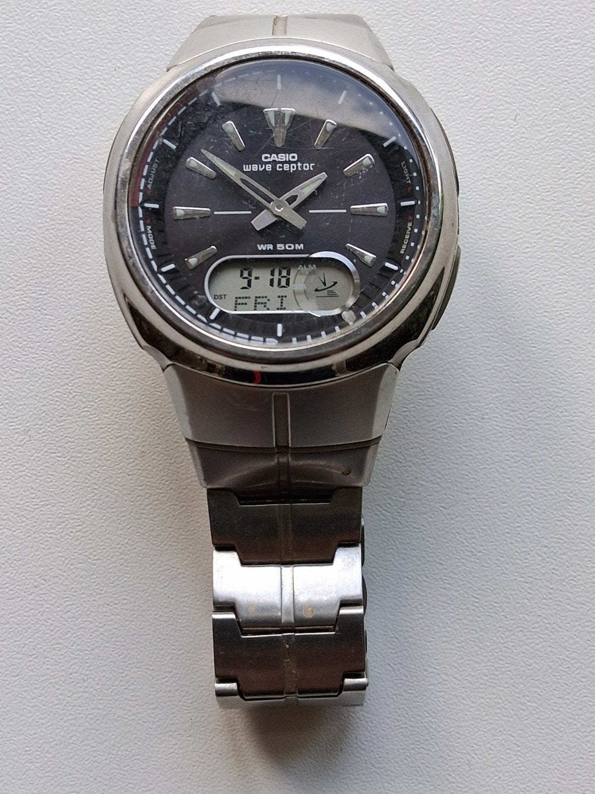 heren Casio horloge Wave Ceptor, Ophalen of Verzenden