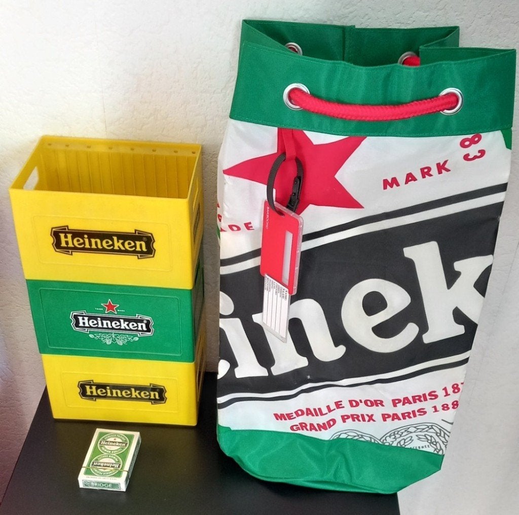 Heineken reclame items (5 stuks), Ophalen of Verzenden, Zo goed als nieuw, Overige typen, Heineken