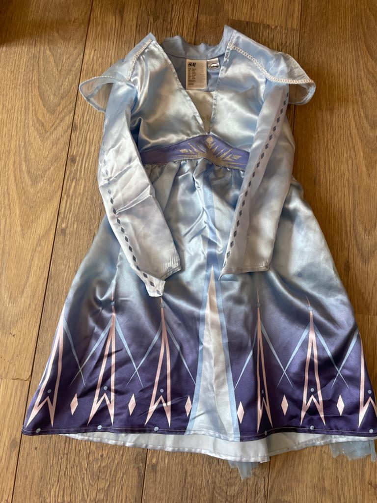 H&M Disney Frozen Elsa jurk maat 110/116, Ophalen of Verzenden, Zo goed als nieuw, 110 t/m 116, Meisje