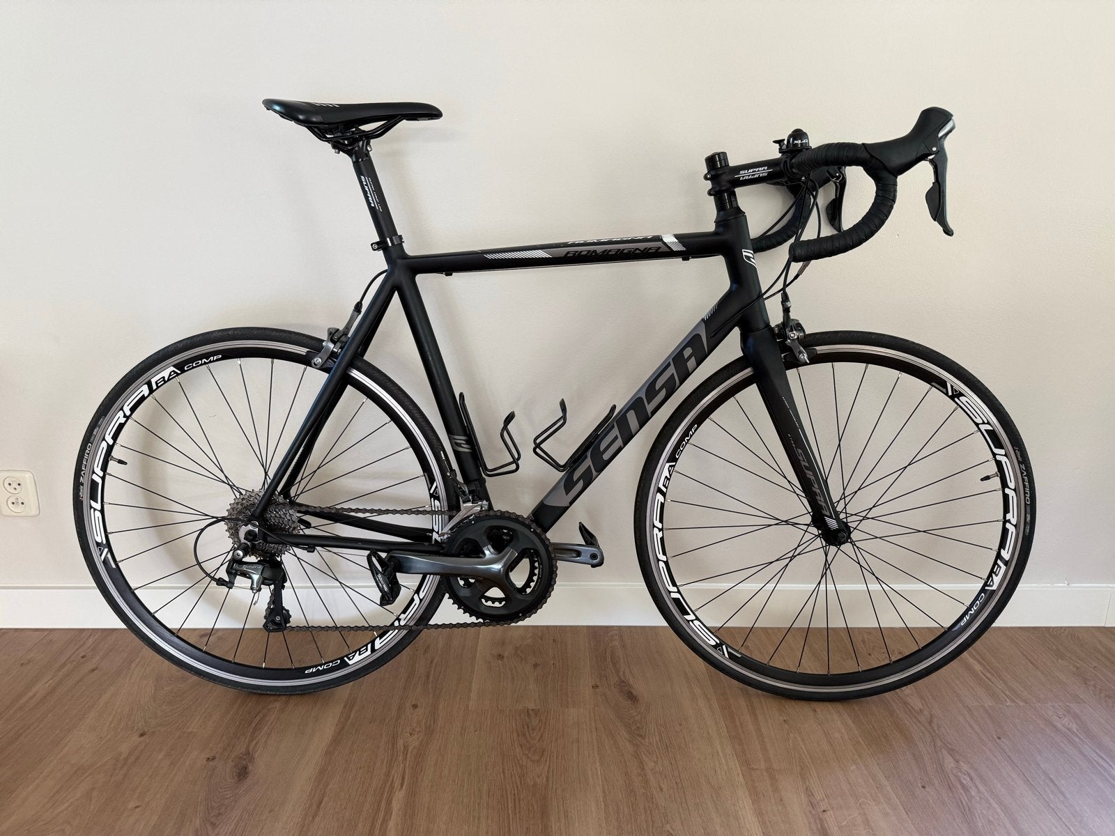 Sensa Romagna Racefiets Heren en Dames Maat 58 Wielrenfiets, 28 inch, Gebruikt, Velgrem, Aluminium