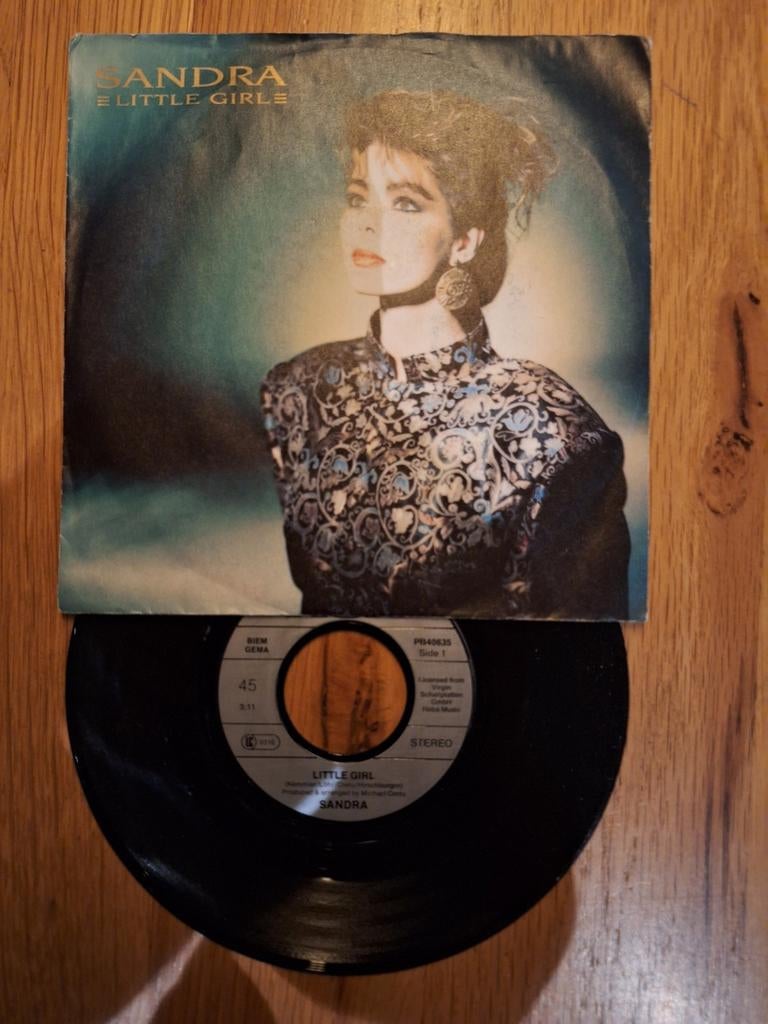 Sandra - Little Girl Vinyl Single (Pop, 1985), Gebruikt, 7 inch, Ophalen of Verzenden, Pop