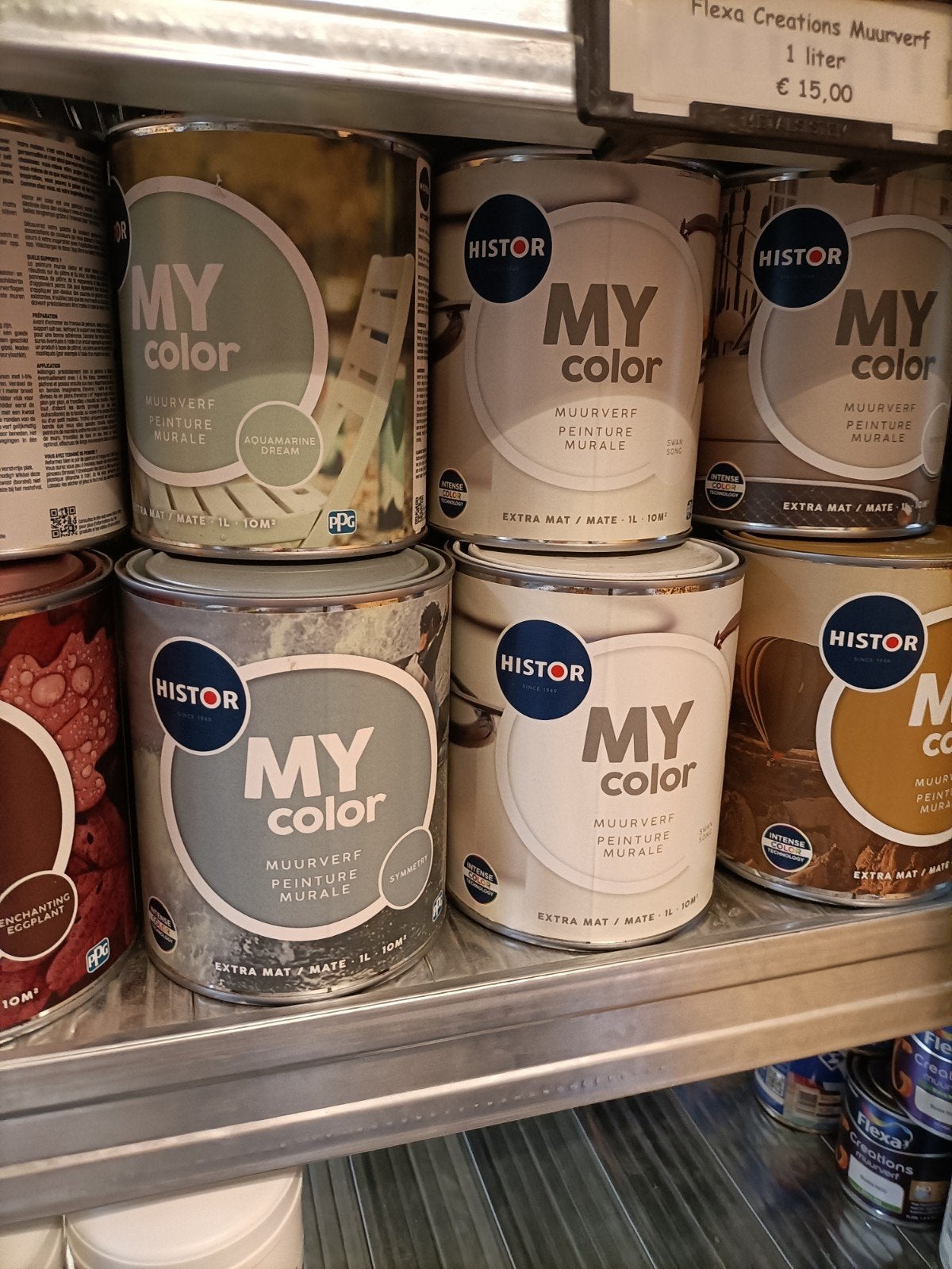 Histor MY color Muurverf - Diverse kleuren en volumes, Ophalen, Nieuw
