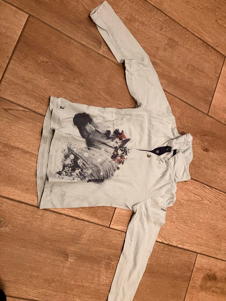 Paardrij longsleeve Decathlon 133-142 cm, Ophalen of Verzenden, Gebruikt, Jongen of Meisje