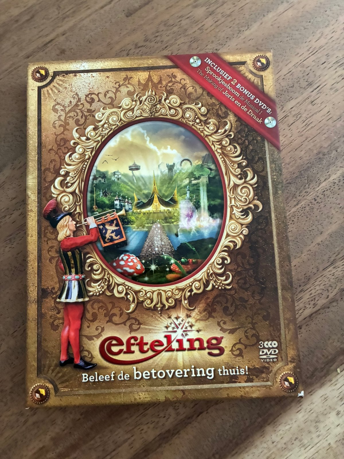 Dvd Efteling Beleef de betovering thuis, Verzamelen, Efteling, Ophalen of Verzenden, Zo goed als nieuw, Overige typen