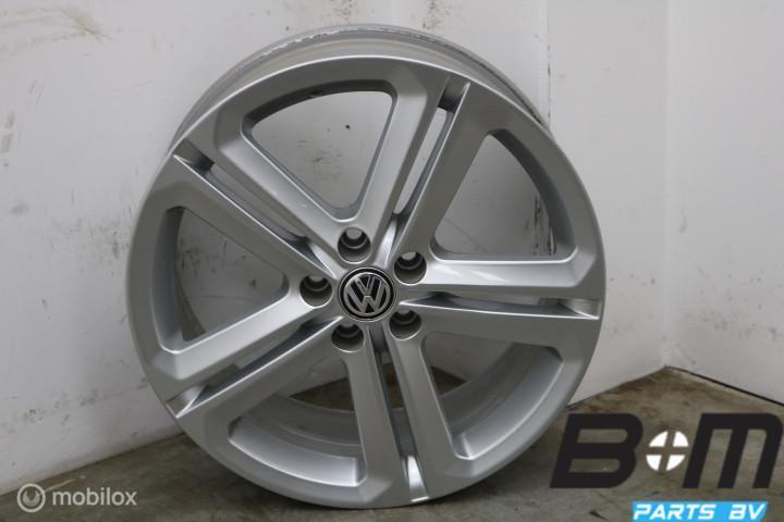 Org. 1 losse 17 inch Mallory velg VW Polo 6R 6R0601025AA, Auto-onderdelen, Banden en Velgen, Gebruikt, Velg(en)