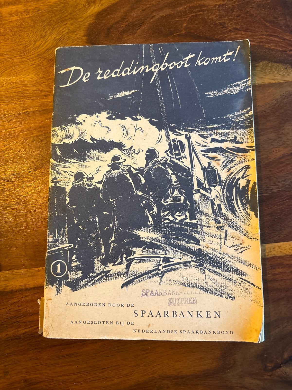 De reddingboot komt! - Vintage boekje van Spaarbanken, Boeken, Ophalen of Verzenden, Gelezen