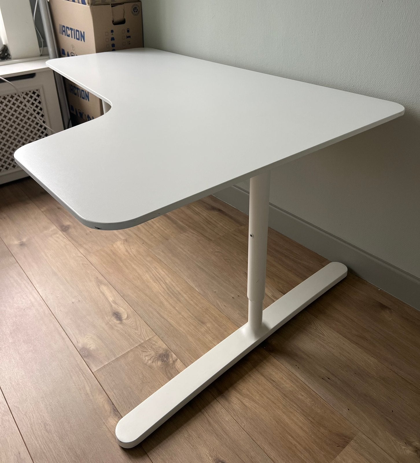 Ikea BEKANT hoekbureau, Huis en Inrichting, Bureaus, Ophalen, Gebruikt