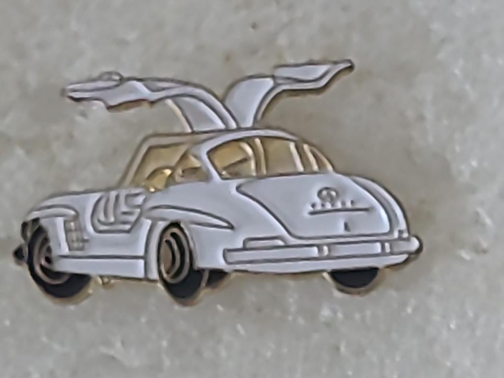 Pin Mercedes-Benz 300 SL Gullwing, Verzenden, Gebruikt, Transport, Speldje of Pin