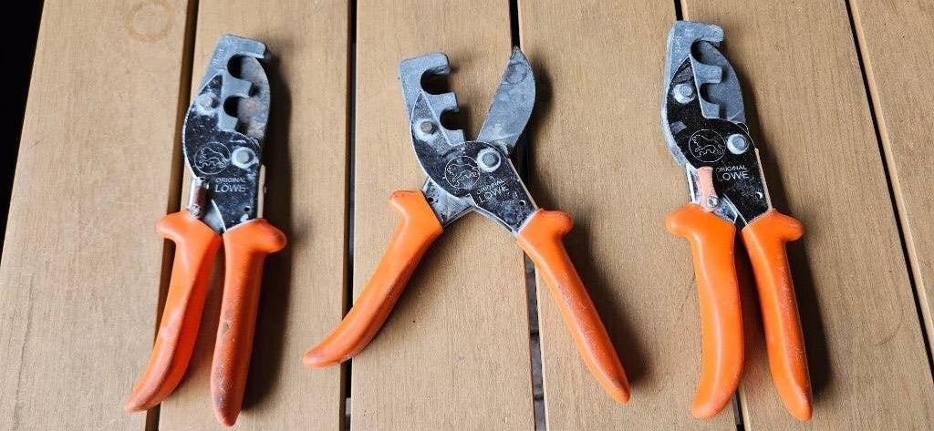 Drie Lowe buistangen buiskniptang, Ophalen of Verzenden
