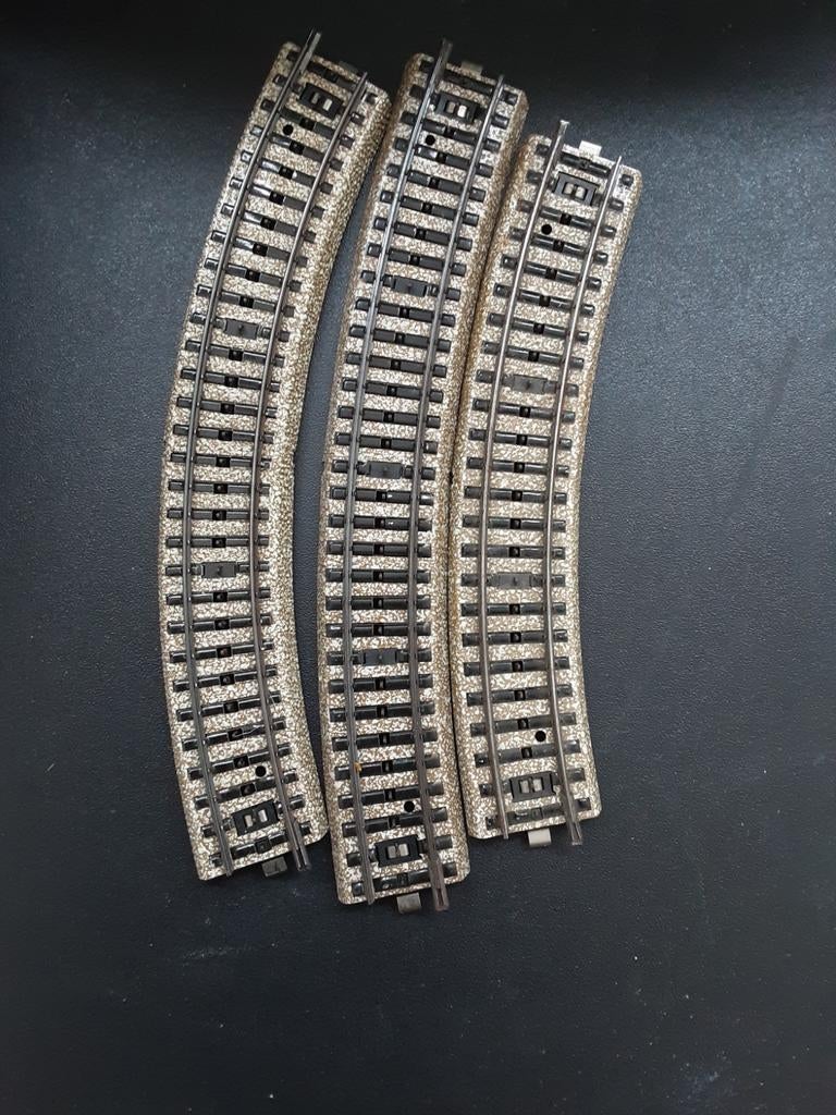 Marklin gebogen HO rails voor modeltrein, Wisselstroom, Gebruikt, Rails, Ophalen of Verzenden