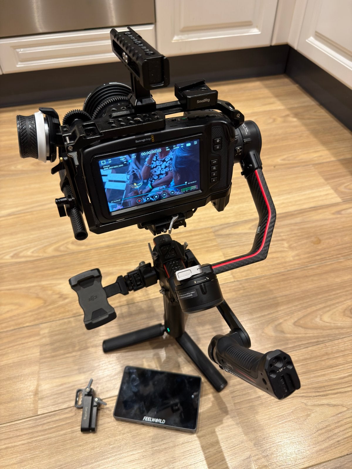 BMPCC 4K + DJI Ronin RS2 Pro + Panasonic 12-35, Overige merken, Full HD, Overige soorten, Zo goed als nieuw