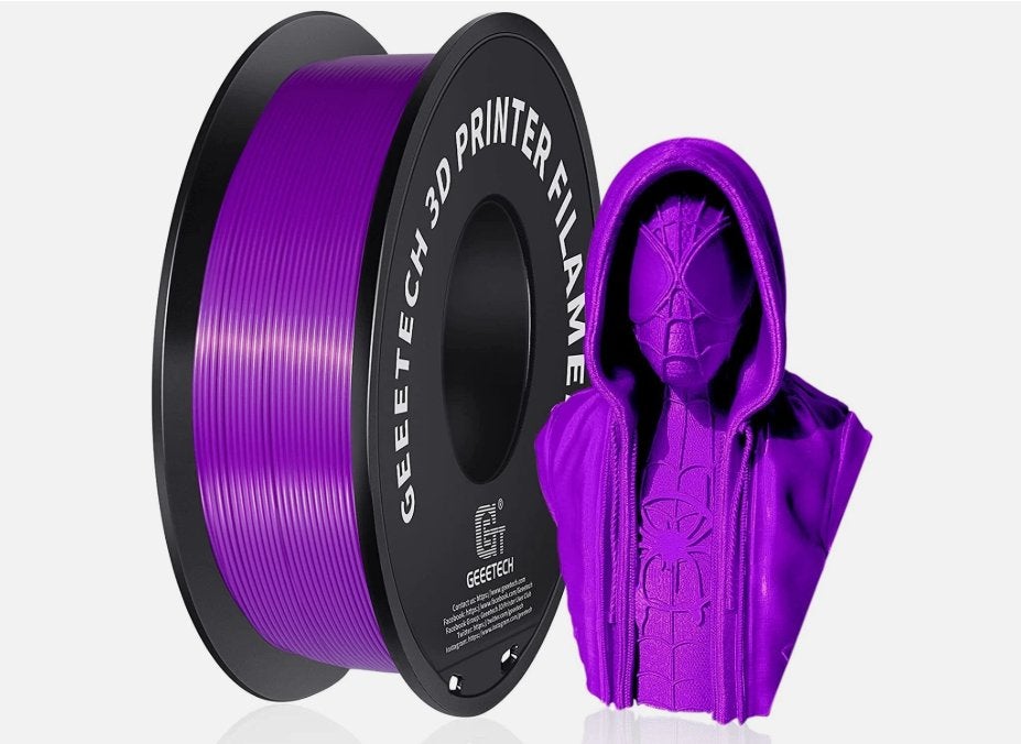 Geeetech PLA1kg Paars 1.75mm Purple 3D Printer Filament, Computers en Software, Ophalen of Verzenden, Nieuw, Filamentrollen