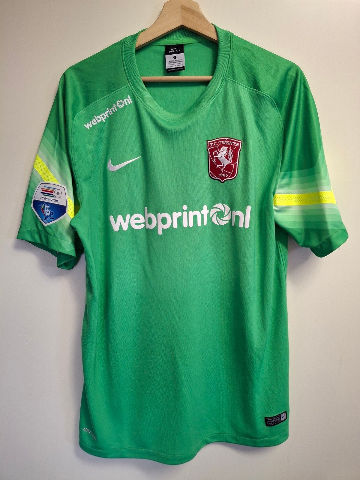 Fc Twente Match Worn Keepersshirt Nick Marsman Groen 15-16, Ophalen of Verzenden, Shirt