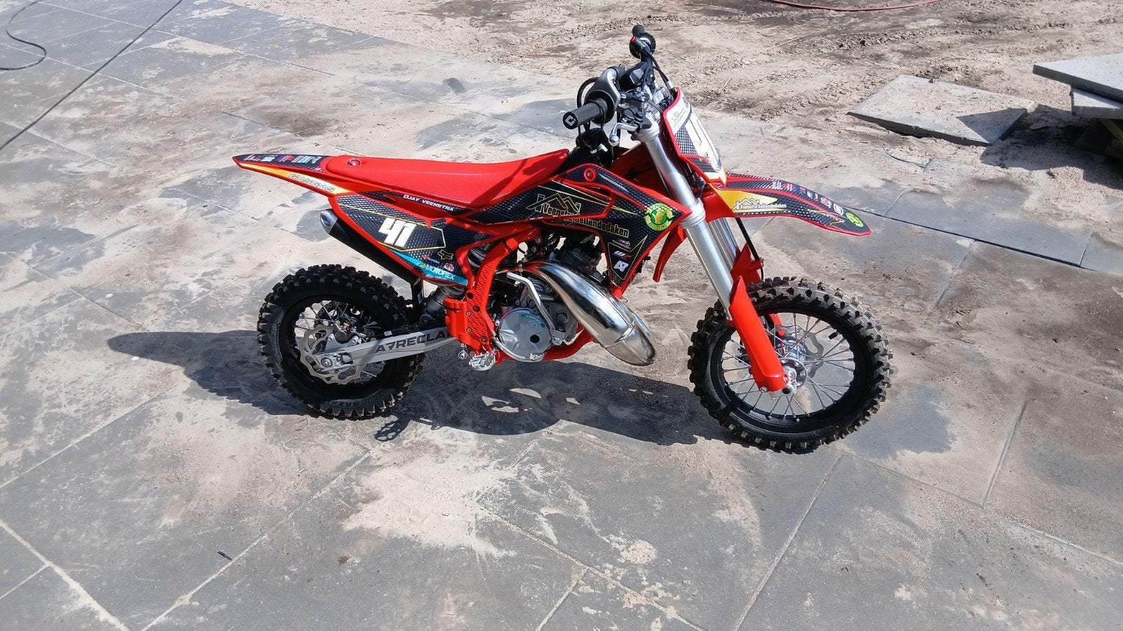 Gas Gas MC50 mini, Bedrijf, Crossmotor