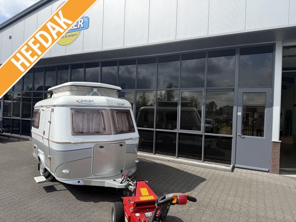 Eriba Touring GT Familia 310 Bed + Zit Porta Potti 850KG max, Caravans en Kamperen, Caravans, Treinzit, Tot en met 3, 500 - 750 kg