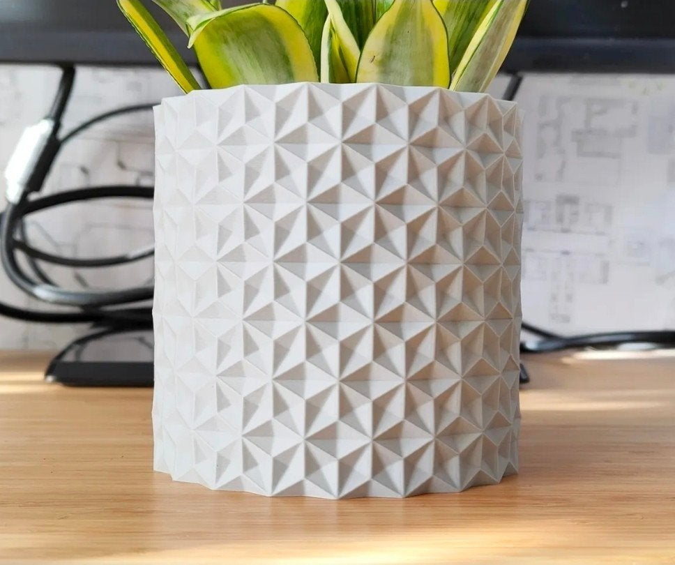 Moderne bloempotten, Ophalen of Verzenden, Nieuw, Rond