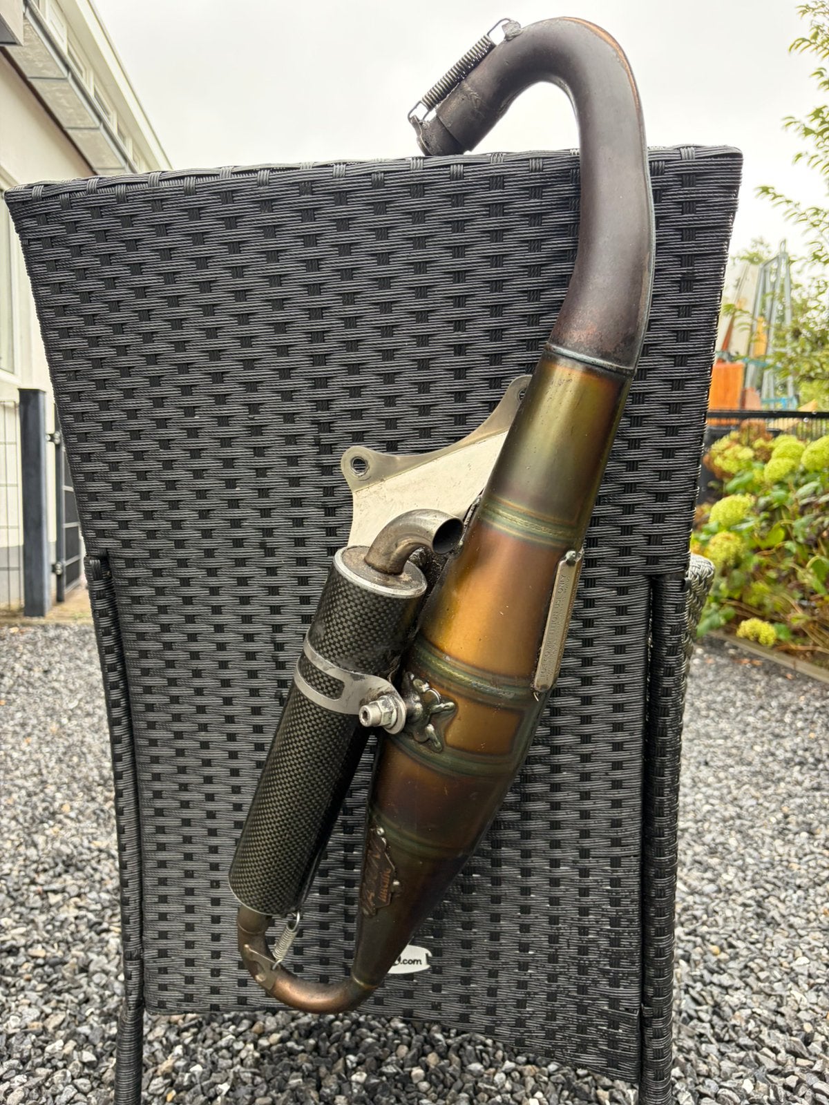 Yasuni c16 uitlaat Piaggio/gilera, Fietsen en Brommers, Ophalen of Verzenden, Zo goed als nieuw