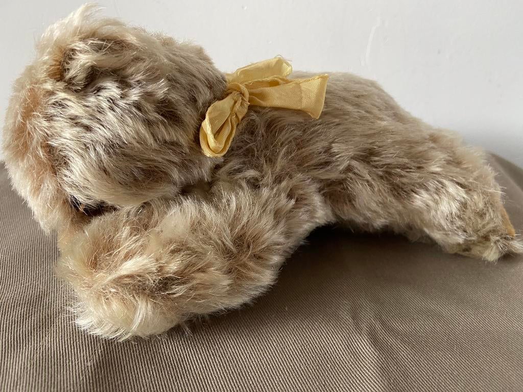 Steiff Floppy Zotty, slapende teddybeer, Verzamelen, Beren en Cherished Teddies, Ophalen of Verzenden, Zo goed als nieuw, Stoffen beer