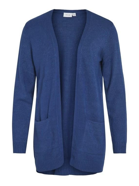 Vila vest blauw Mazarine blue mt S nieuw van €35 voor €20, Blauw, Vila, Nieuw, Ophalen of Verzenden