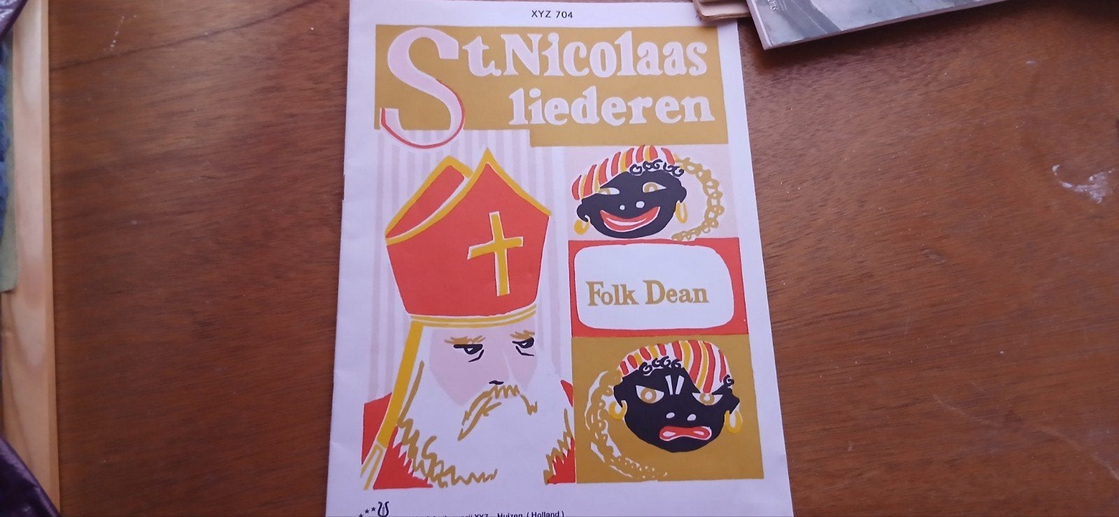 Folk Dean - St. Nicolaas liederen voor piano en/of orgel, Ophalen of Verzenden, Gebruikt, Thema, Piano