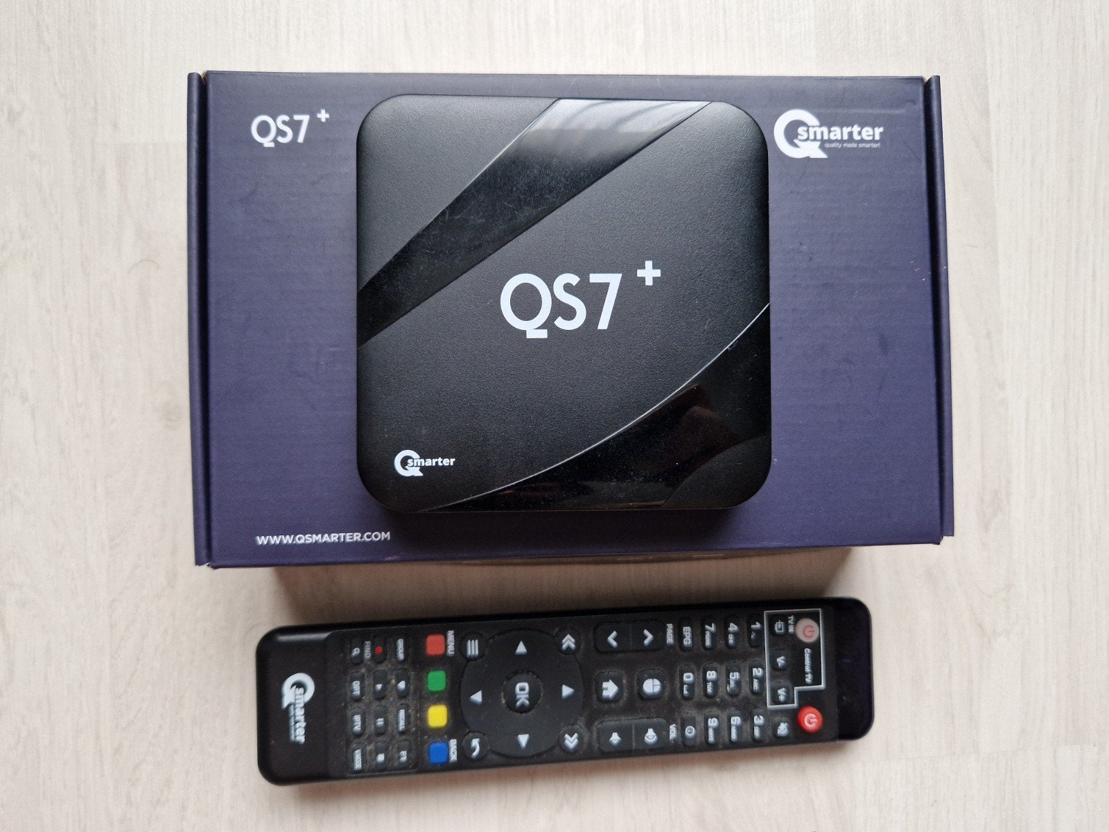 QSmarter QS7 Android IPTV Box, Ophalen