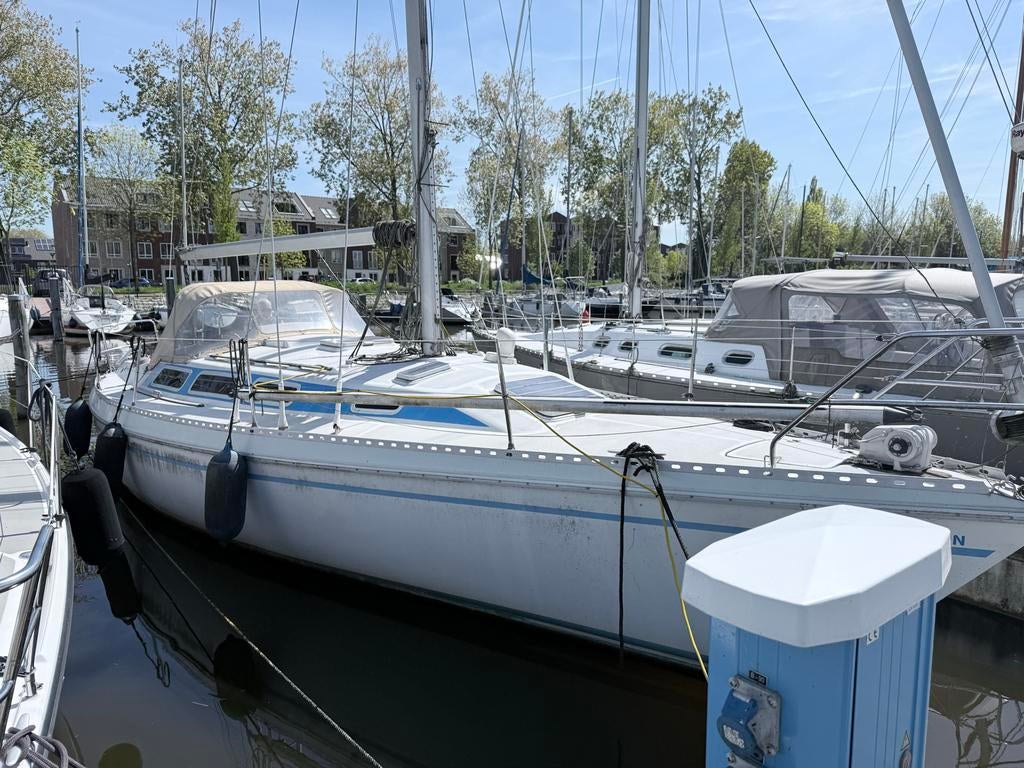 Gib'sea 105 Zeiljacht - Goed onderhouden, compleet!, Watersport en Boten, Ophalen of Verzenden, Gebruikt, Polyester, Diesel