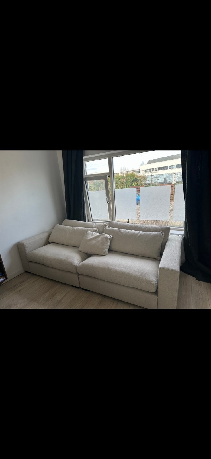 Sanders Wonen Benton 3,5 Zitsbank ALR / Ultra sofa (2-delig), Ophalen, Gebruikt, Stof