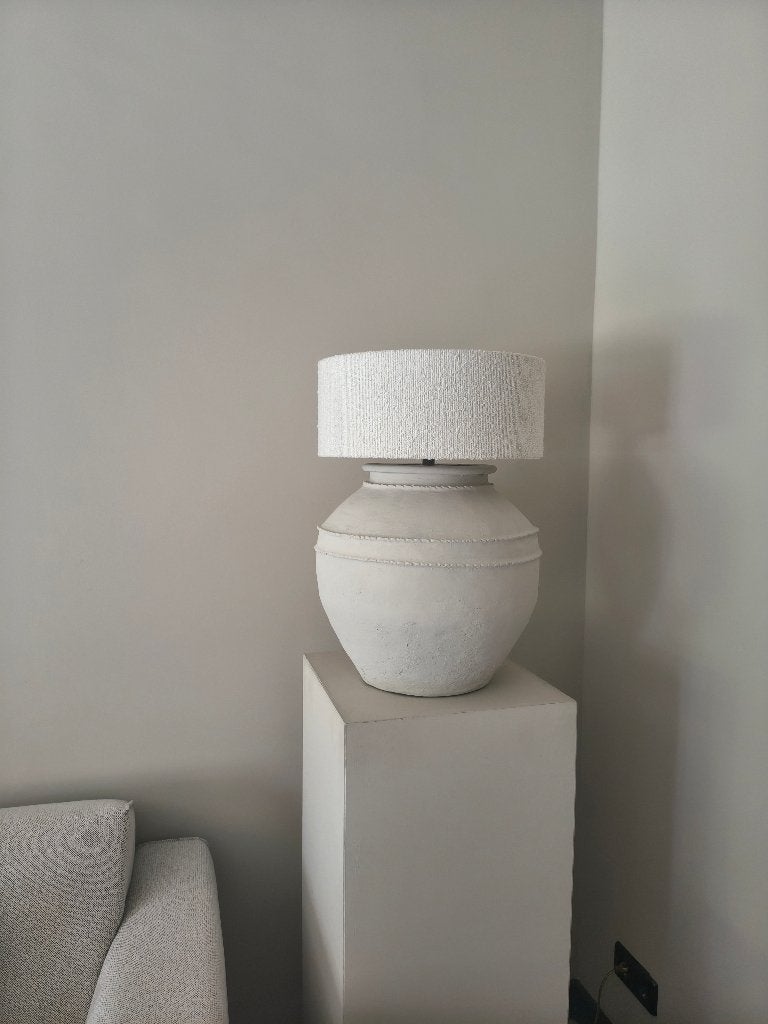 Kruiklamp (exclusief kap), Huis en Inrichting, Overige merken, E27 (groot), Landelijk, Steen/keramiek