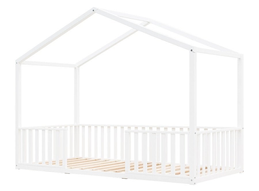 Bopita Robin Wit Kinderbed 90x200 (zonder matras), Ophalen, Zo goed als nieuw, 180 cm of meer, 85 tot 100 cm